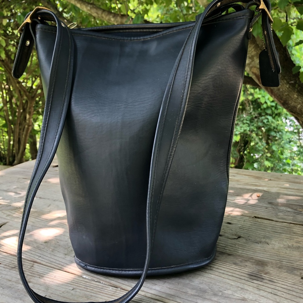 Vintage Coach Bucket Duffle